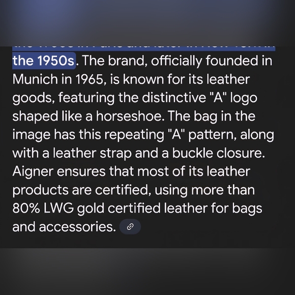 Aigner Monogrammed Canvas & Leather Shoulder Bag w/Signature "A" Logo E.U.C. - Picture 12 of 12